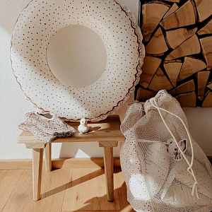 Рюкзак пляжный Mrs. Ertha "Net Unique Dots Koala", шоколадная крошка